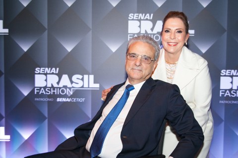 Cristiana e Robson Braga de Andrade.