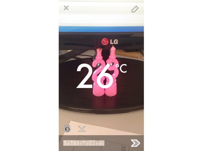 snapchat (Foto: reprodução: Laura Martins) snapchat (Foto: reprodução: Laura Martins)