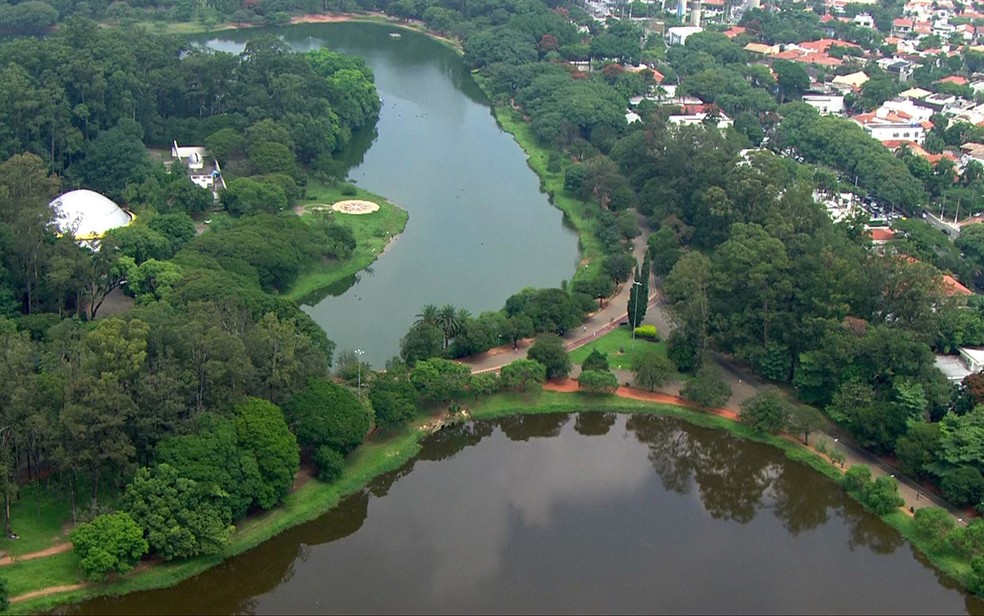 Lagos do Ibirapuera — Foto: Reprodução/TV Globo