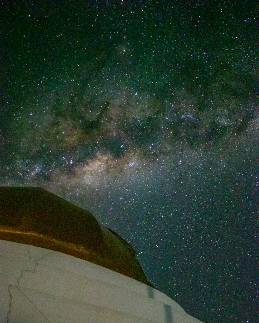 Fotógrafo faz registros de céu estrelado em MS — Foto: Silas Ismael/Foto