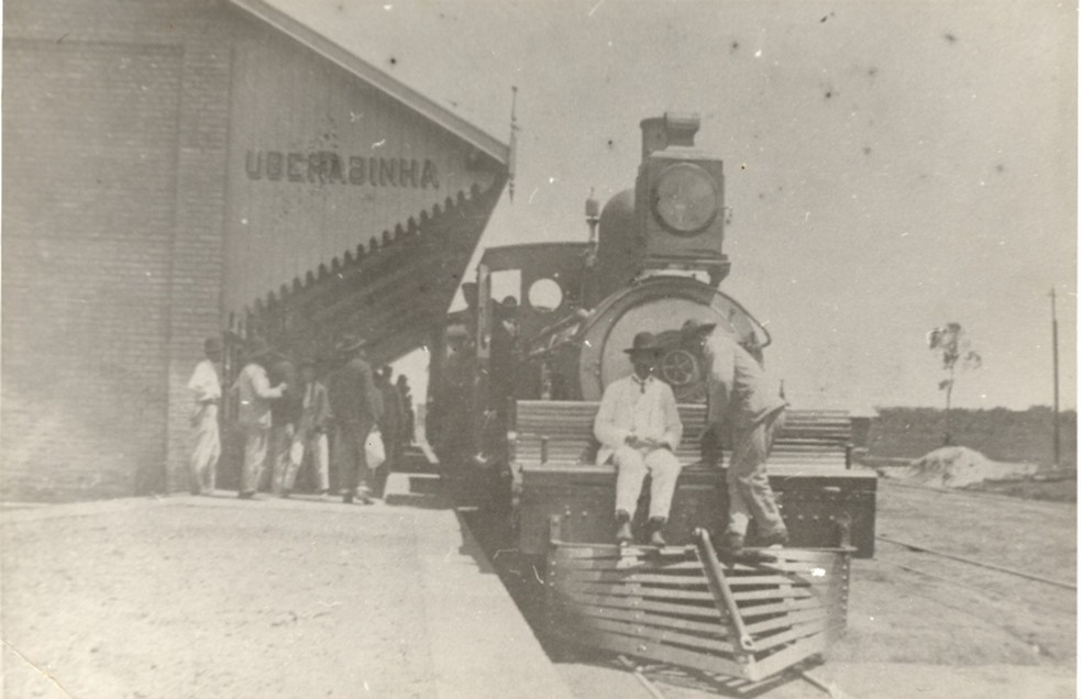 Esta&ccedil;&atilde;o Mogiana em Uberl&acirc;ndia &mdash; Foto: Acervo da Prefeitura de Uberl&acirc;ndia