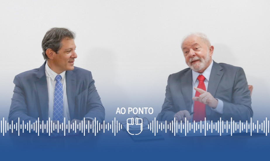 Ministro da Fazenda, Fernando Haddad, e o presidente Luiz Inácio Lula da Silva