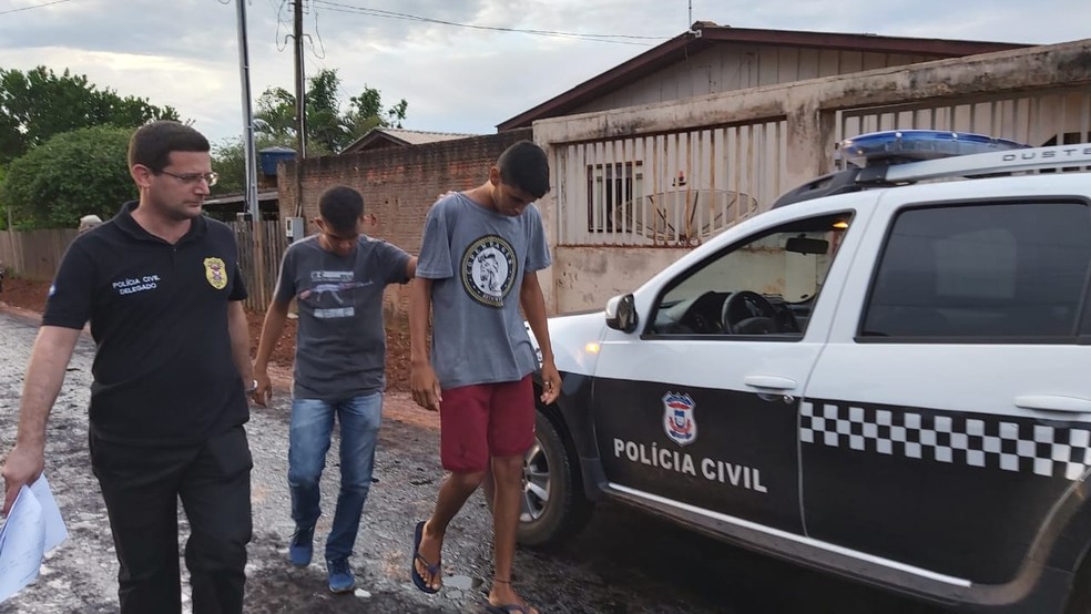 Igor Campo foi preso na casa dele em Juína — Foto: Juína News/Divulgação