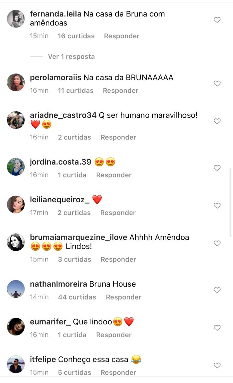 Fãs comentam Enzo Celulari  casa de Bruna Marquezine (Foto: Reprodução/Instagram)