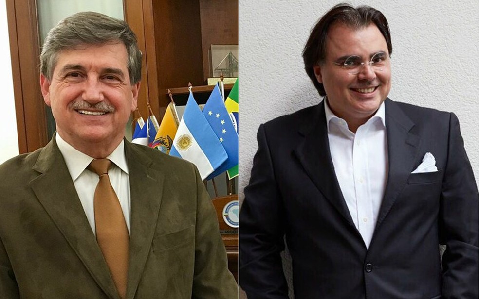 Fausto Guilherme Longo, de Piracicaba (SP) é do Partido Democrático, e Luis Roberto Lorenzato, de Ribeirão Preto (SP), concorreu pela Liga do Norte (Foto: Arte/G1)