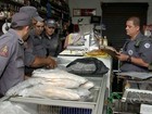 Polícia apreende peixes irregulares durante fiscalização na região