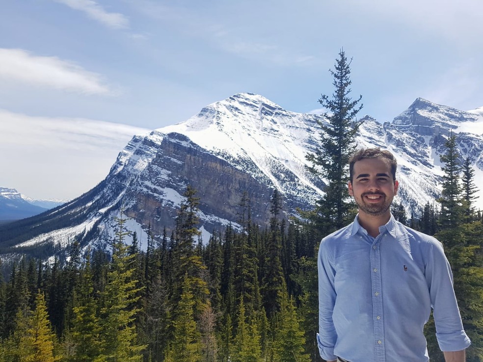 O estudante de Direito fez um semestre de Direito no Canadá através de intercâmbio acadêmico — Foto: Arquivo pessoal
