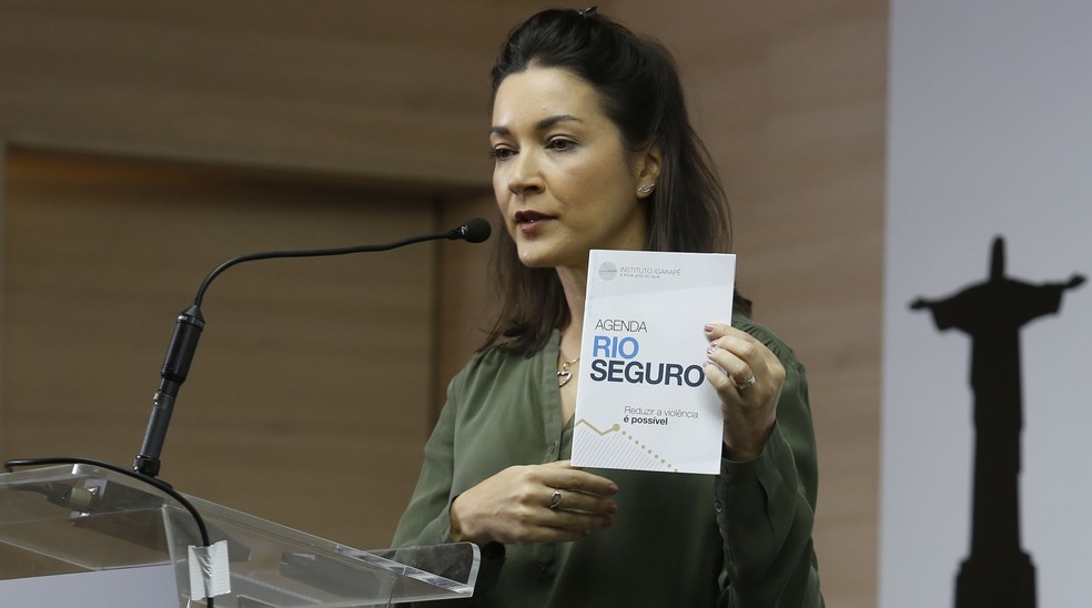 Cientista política participa do seminário Reage, Rio!, em 2018 — Foto: Marcos de Paula/Agência O Globo