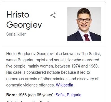 Google associa foto de engenheiro de software a um assassino em série (Foto: Reprodução/Blog Hristo Georgiev)