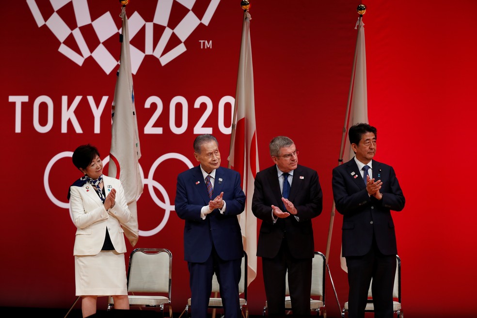 Abertura da cerimÃ´nia de 1 ano para os Jogos 2020 - TÃ³quio â€” Foto: Reuters