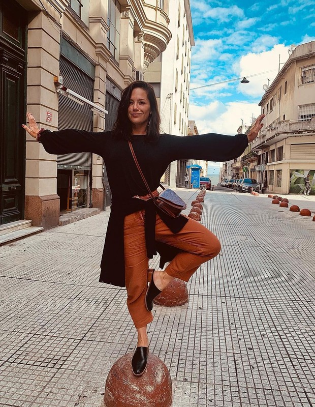 Natália Lage em Montevidéu, no Uruguai (Foto: Reprodução/Instagram)