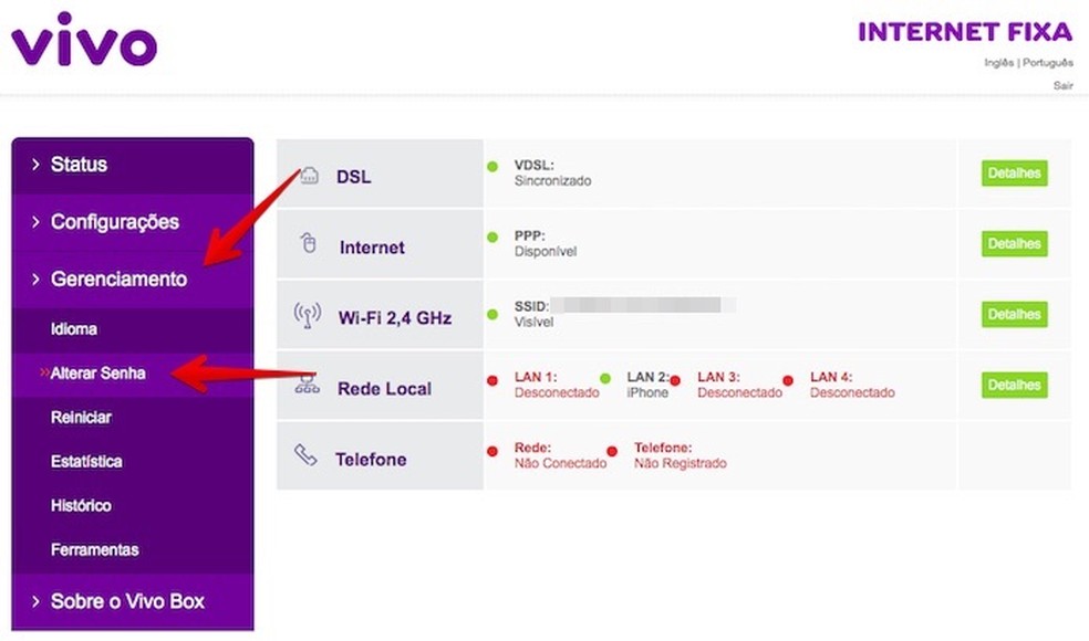 Como Mudar A Senha Do Roteador Vivo Box Para Proteger O Aparelho Roteadores Techtudo