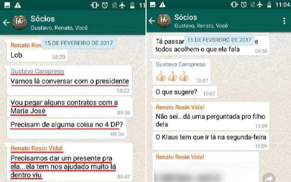 Acusados sugerem 'dar um presente' a escrivã da Polícia Civil em Ribeirão Preto — Foto: Ministério Público/Divulgação