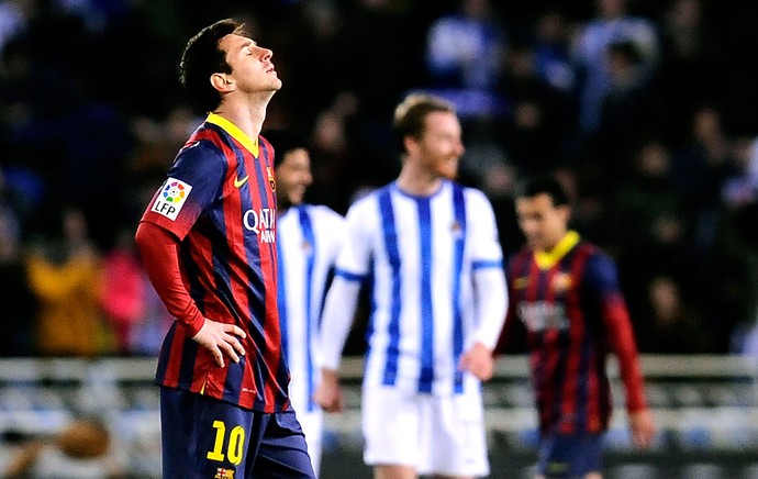 Messi derrota Barcelona contra Real Sociedad (Foto: AP)