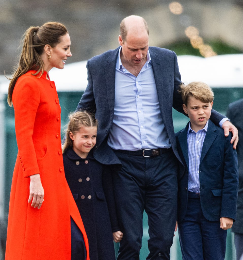 Kate Middleton, príncipe William, Goerge e Charlotte (Foto: Getty Images)