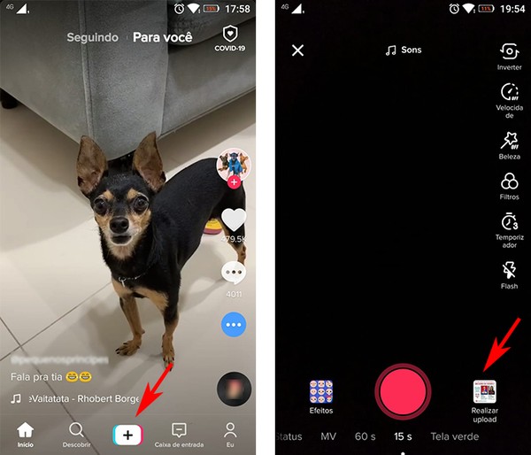 como colocar o modo reverso no tiktok e gravar video com efeito invertido redes sociais techtudo