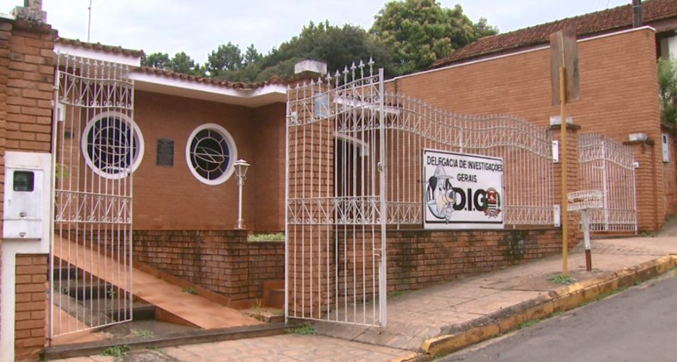 Delegacia de Investigações Gerais (DIG) de Casa Branca — Foto: Eder Ribeiro/ EPTV