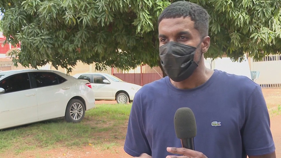 Marlon Afonso da Silva denuncia violência policial no DF — Foto: TV Globo/Reprodução