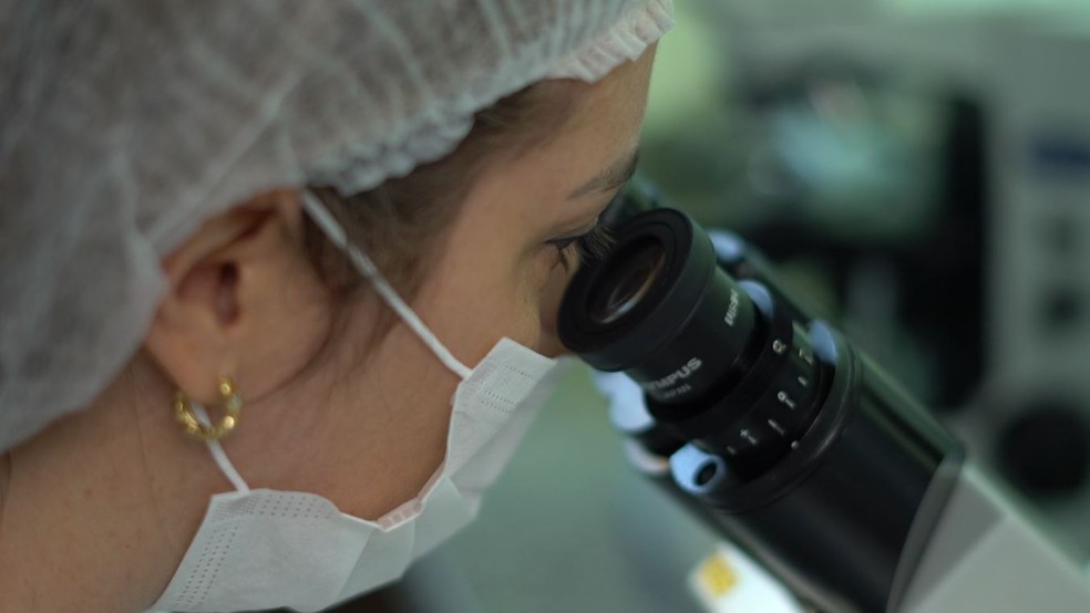Laboratório de testes para Covid-19 novo coronavírus exames Ribeirão Preto — Foto: Reprodução/EPTV