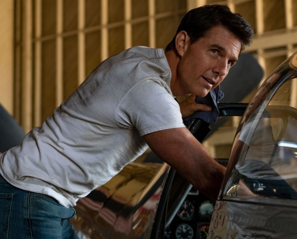 Tom Cruise em 'Top Gun: Maverick' — Foto: Divulgação