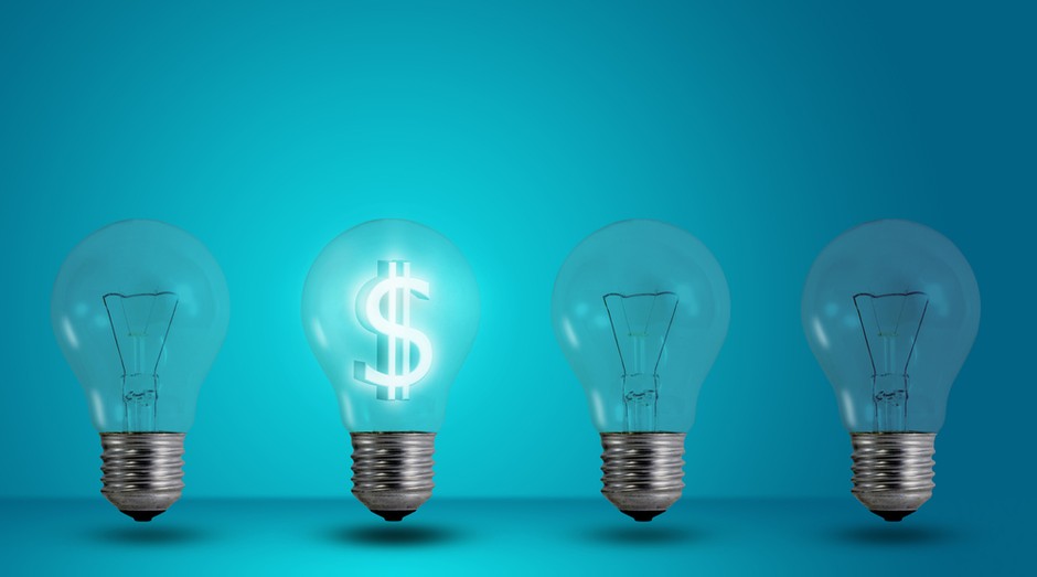 ideia dinheiro valor patente lampada luz (Foto: shutterstock)