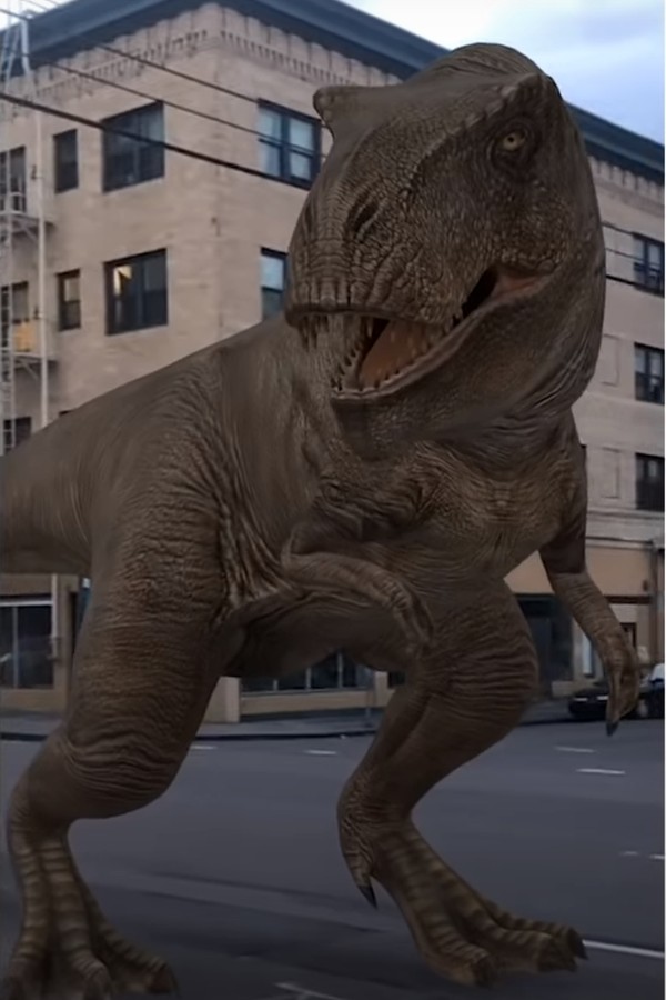 Google traz T-Rex e mais dinossauros 3D de Jurassic World à busca