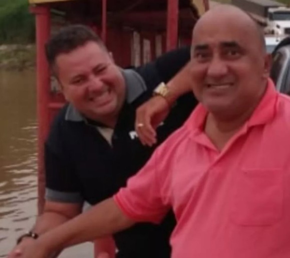 Cristiano Silva e Adjorge Freitas eram muito unidos e amigos — Foto: Arquivo da família