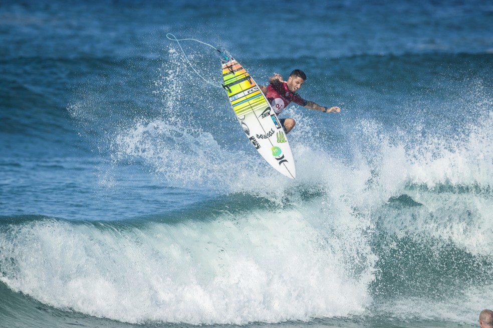 Filipe Toledo surfou demais para conquistar a etapa de Saquarema (Foto: WSL / Poullenot)