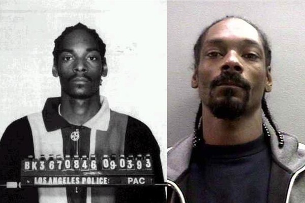 Snoop Dogg em 1993 e 2006 (Foto: Reprodução)