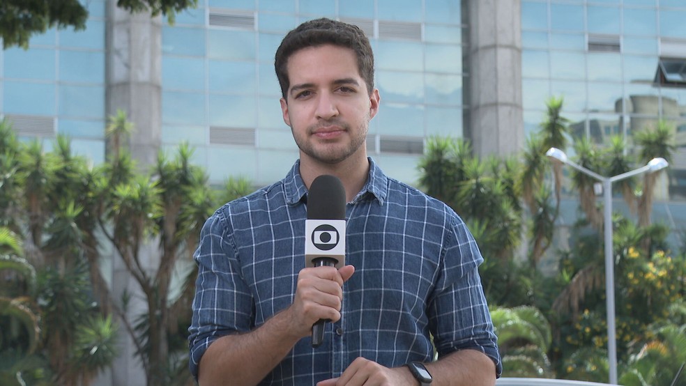 Gabriel Luiz, repórter da TV Globo em Brasília — Foto: TV Globo/Reprodução