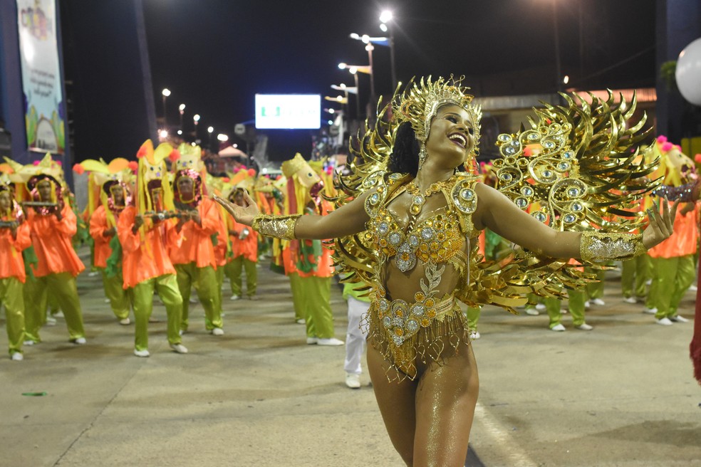 Escolas de samba do grupo especial do carnaval de Belém se apresentam