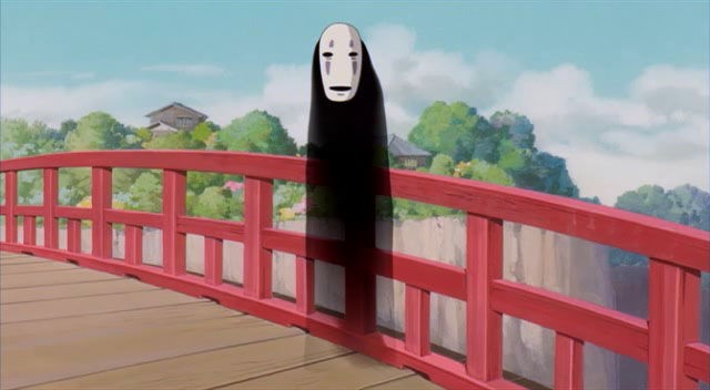 Sem Rosto, personagem da animação A Viagem de Chihiro (2001) (Foto: Reprodução)