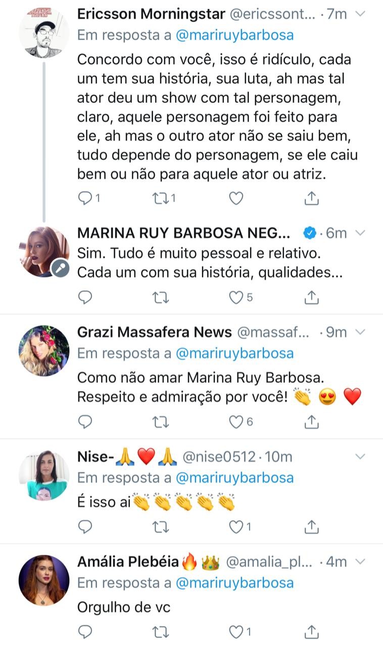 Marina Ruy Barbosa manda recado no Twitter (Foto: Reprodução/Twitter)