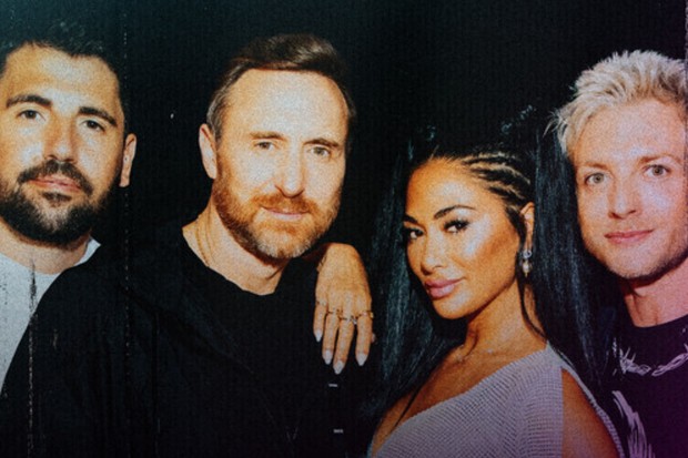 Dimitri Vegas, David Guetta, AZTECK e Nicole Scherzinger (Foto: Reprodução)