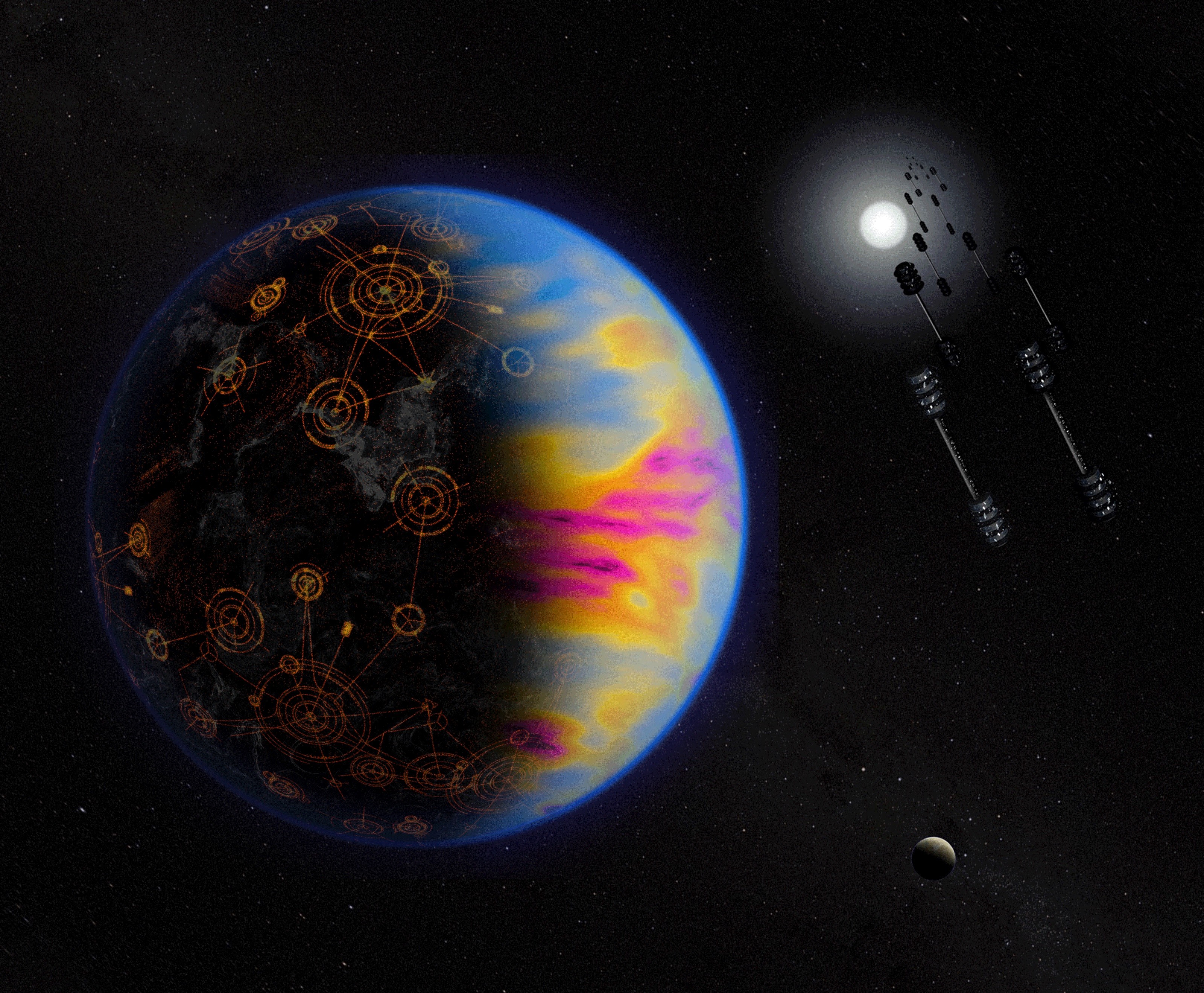 NASA procura gás próximo a exoplanetas para encontrar vida extraterrestre (Foto: NASA)