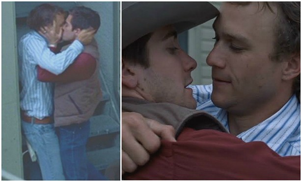 Em 2005, o drama 'O Segredo de Brokeback Mountain', sobre um romance secreto entre dois caubóis nos anos 60, mostrou ao mundo o desejo (e os beijos!) dos personagens de Jake Gyllenhaal e Heath Ledger (1979-2008). (Foto: Reprodução)
