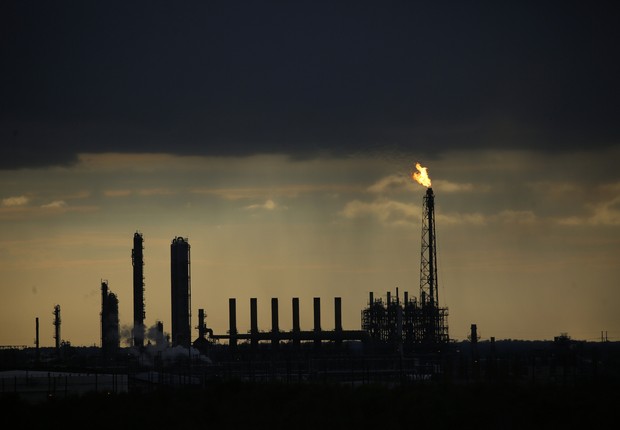 Refinaria de petróleo nos Estados Unidos  (Foto: Getty Images )