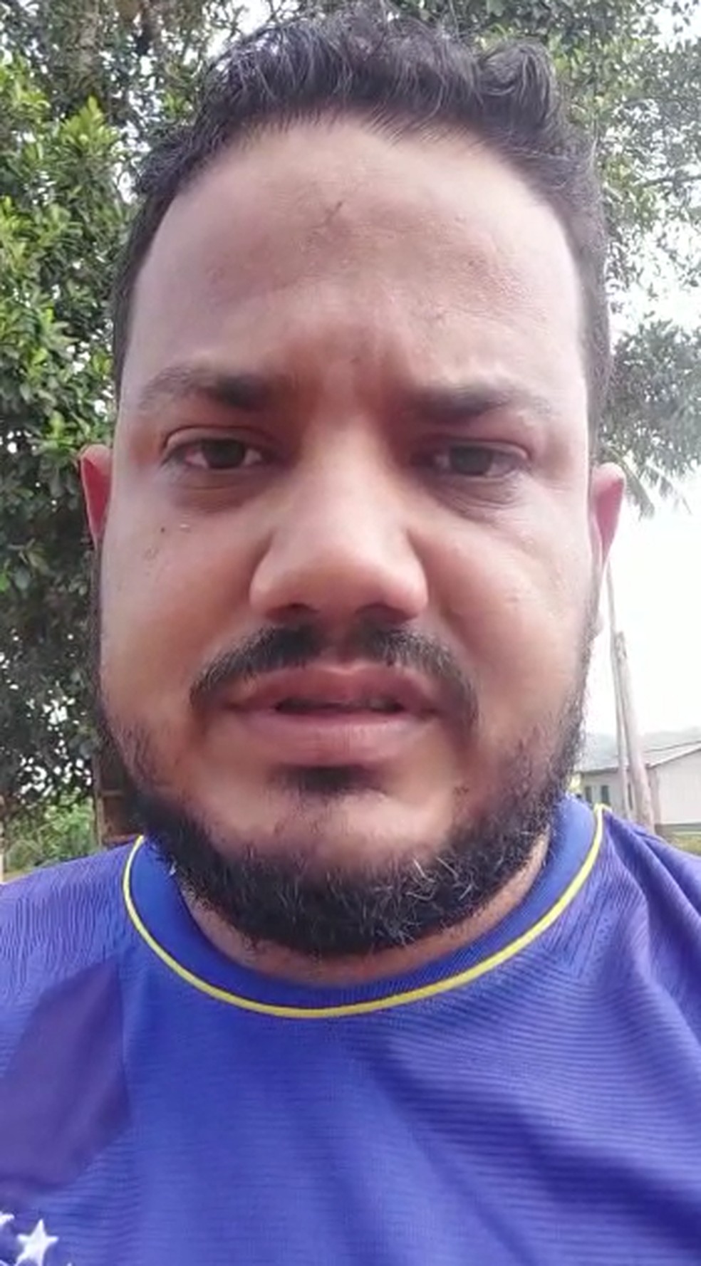 Diego Morais, cunhado de piloto agrícola desaparecido, cobra mais equipes nas buscas — Foto: Cedida