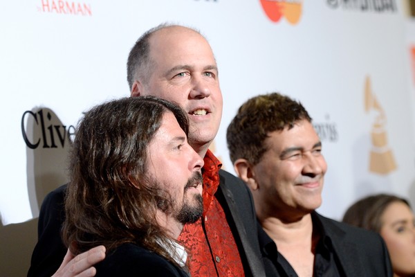 Dave Grohl, Krist Novoselic e Pat Smear (Foto: Getty Images)