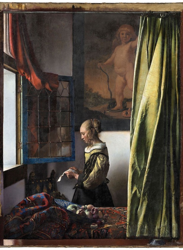 Detalhes escondidos em pintura de Johannes Vermeer são revelados após restauração (Foto: Divulgação/  Gemäldegalerie Alte Meister )