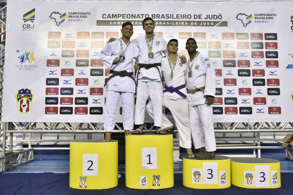 Com 63 medalhas, Amazonas é campeão geral Brasileiro de Judô Regional I