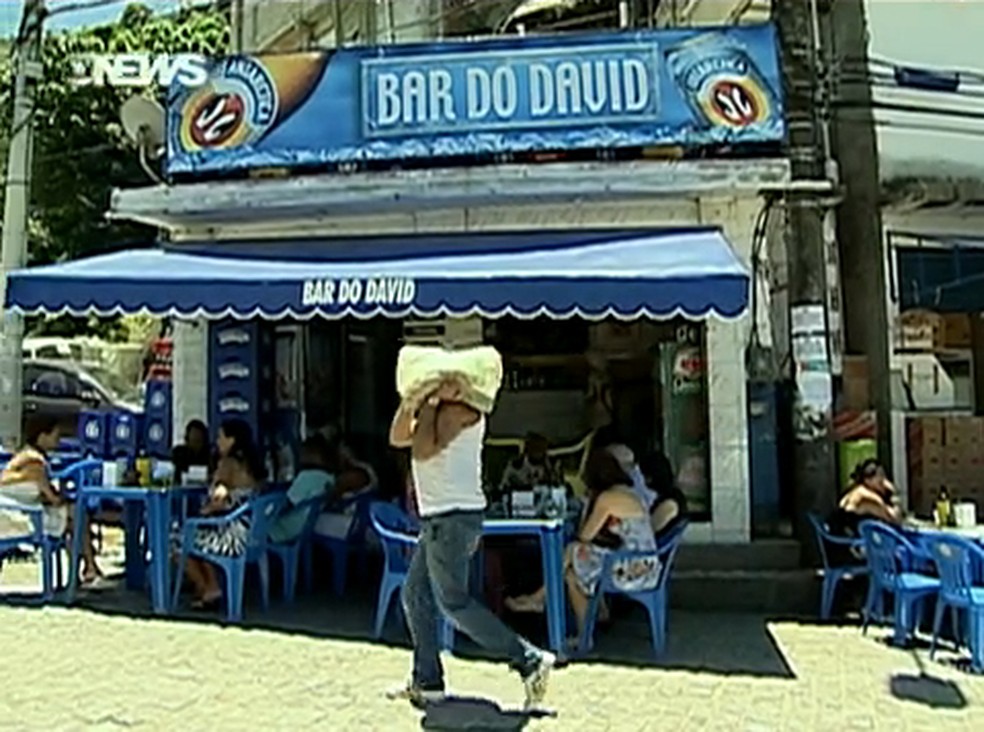 Bar do David (Foto: Reprodução/Globo News)