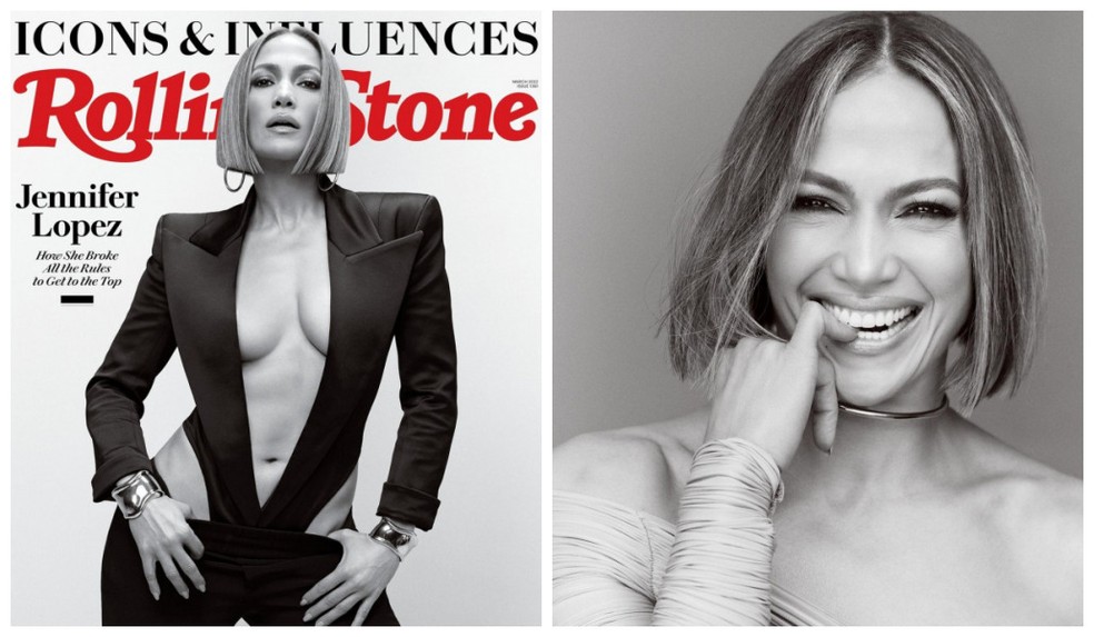Jennifer Lopez é capa da revista 'Rolling Stone' americana — Foto: Reprodução/Instagram