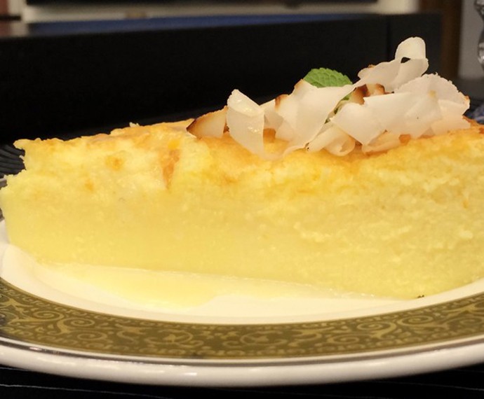 Torta cremosa de coco e requeijão (Foto: Gshow)
