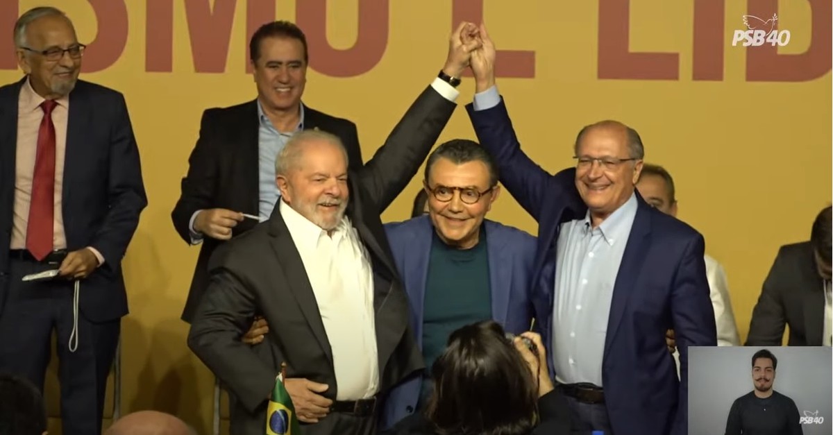 En acte avec Lula, le PSB apporte officiellement son soutien à PT et Alckmin en tant que candidat à la vice-présidence |  Élections 2022