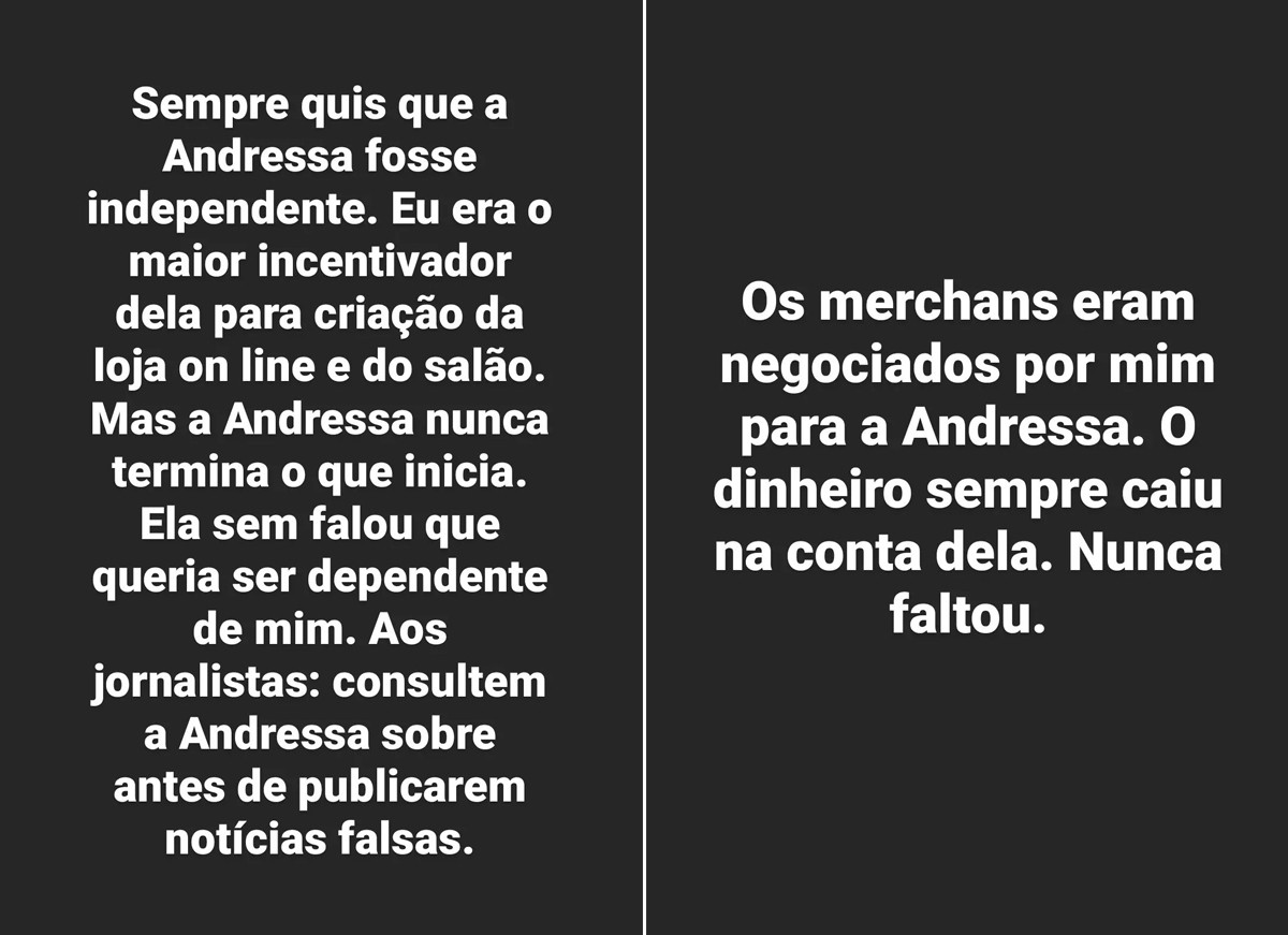 Thiago Lopes fala sobre Andressa Urach (Foto: Reprodução / Instagram)