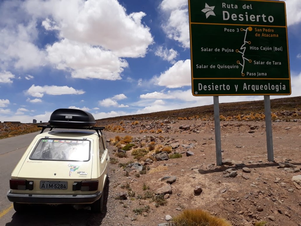 Ruta del Desierto, na Argentina â Foto: Arquivo pessoal/Alberto Carlos FrÃ¶hlich 
