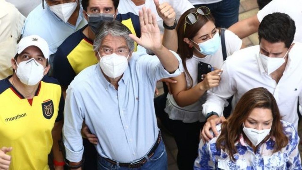 Guillermo Lasso conseguiu ampliar sua base eleitoral para além da tradicional direita conservadora — Foto: Gety Images/Via BBC