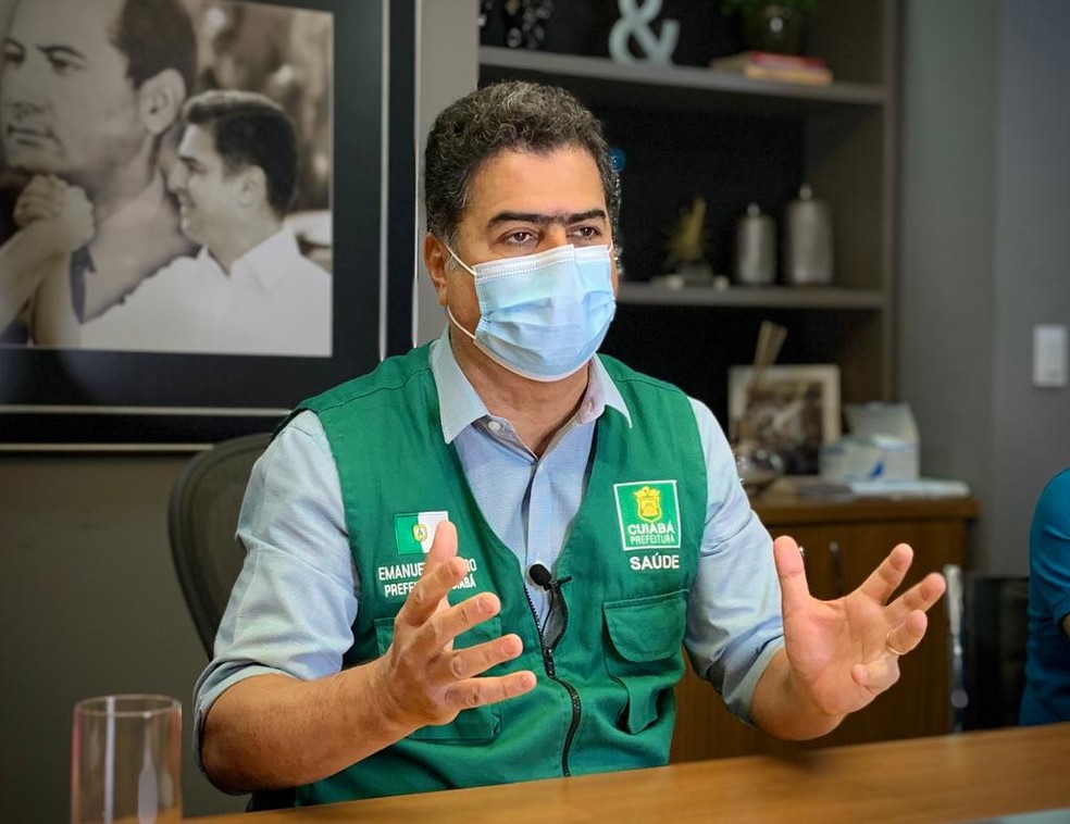 Prefeito Emanuel Pinheiro (MDB) — Foto: Prefeitura de Cuiabá/Assessoria