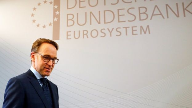 Jens Weidmann, presidente do Banco Central alemão; órgão reduziu as expectativas de crescimento do país (Foto: Reuters/BBC)